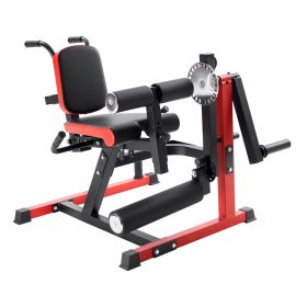 VEVOR Leg Extension and Curl Machine, Seated Leg Rotary Extension for Thigh, Adjustable Lower Body Specialty Exercises Equipment