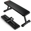 VEVOR Flat Weight Bench, Foldable Strength Training Bench, Utility Workout Bench for Full Body Workout, 1000 LBS Press Bench for Home Gym Exercise