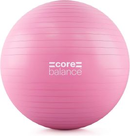 Core Balance Exercise Ball for Workouts, Anti-Burst and Slip Resistant, Swiss Yoga Ball for Pregnancy, Stability, Fitness and Physical Therapy