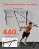 VEVOR Pull Up Bar, 50 in Width Wall Mounted Pull Ups, Adjustable Depth 22" or 30" from Wall, Heavy Duty Steel Upper Body Workout Bars