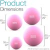 Core Balance Exercise Ball for Workouts, Anti-Burst and Slip Resistant, Swiss Yoga Ball for Pregnancy, Stability, Fitness and Physical Therapy