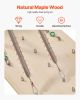 VEVOR Wall Mounted Pilates Reformer Machine, Maple Wood Pilates Springboard, Exercise Equipment with Resistance Springs, Yoga Fitness Trainer